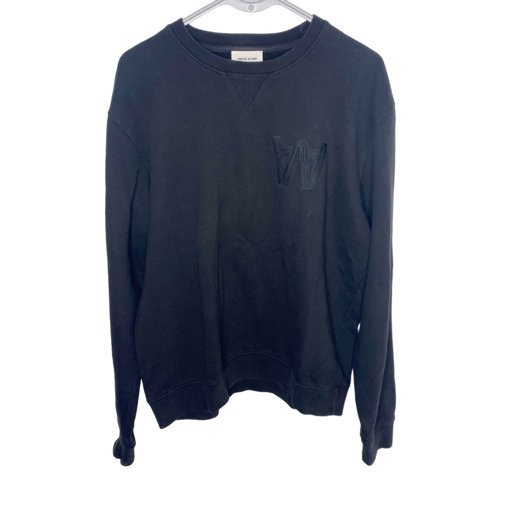 Wood Wood black sweatshirt size large d
